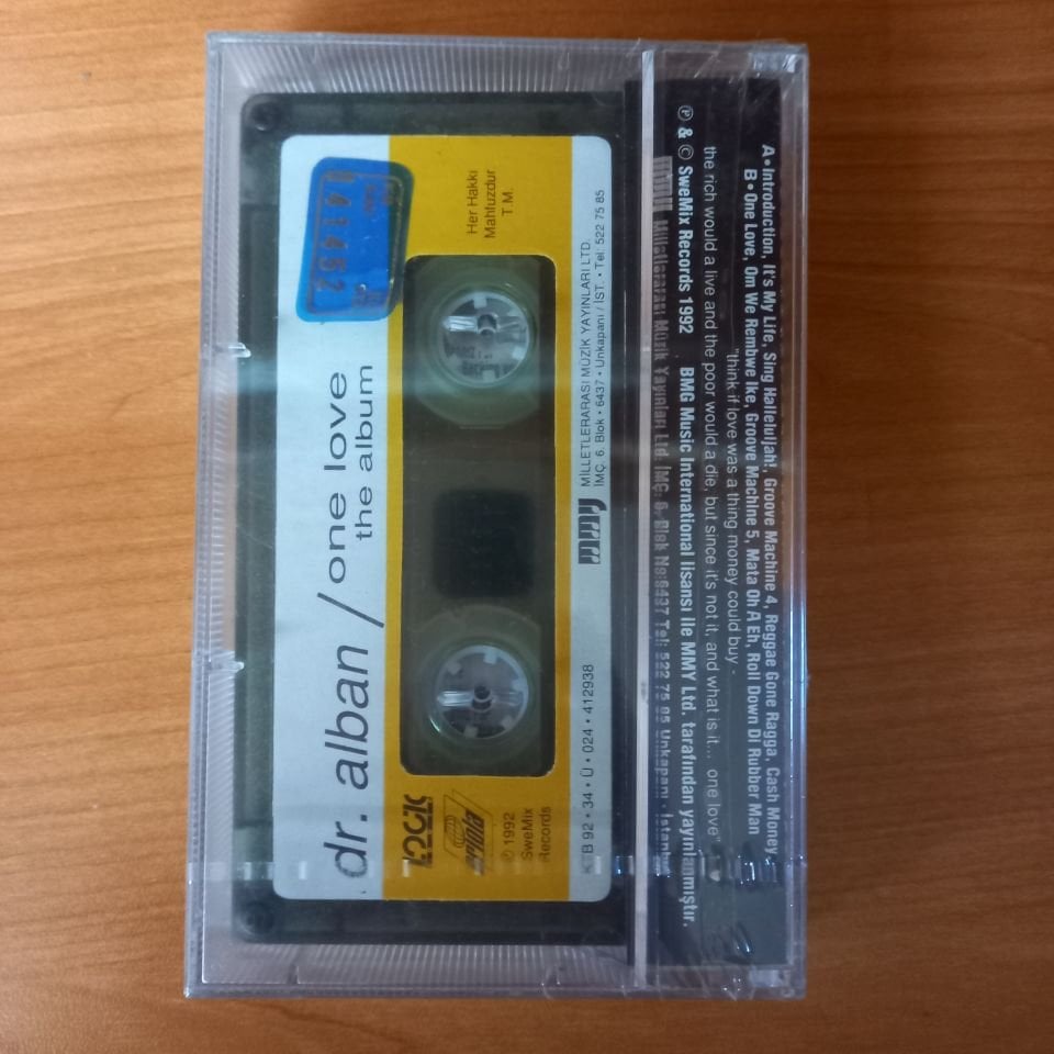 DR. ALBAN - ONE LOVE / THE ALBUM (1992) - KASET AMBALAJINDA SIFIR