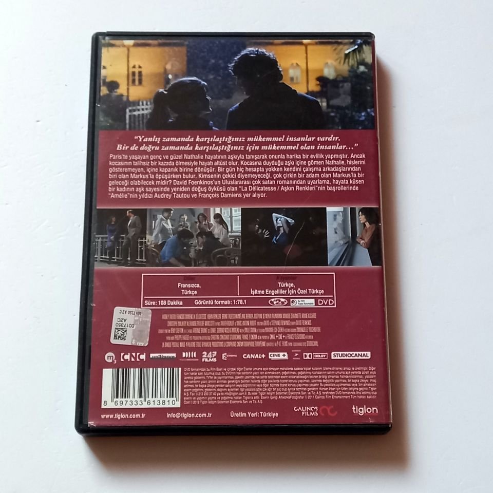 AŞKIN RENKLERİ / LA DELICATESSE - AUDREY TATOU, FRANÇOIS DAMIENS - YÖN.: DAVID & STEPHANE FOENKINOS  - DVD 2.EL