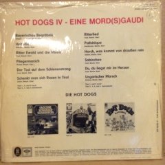 HOT DOGS IV - EINE MORD(S)GAUDI  DIXIELAND LP 2.EL PLAK