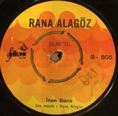 RANA ALAGÖZ - BİR BARDAK AŞK / İNAN BANA 7'' 45 DEVİR