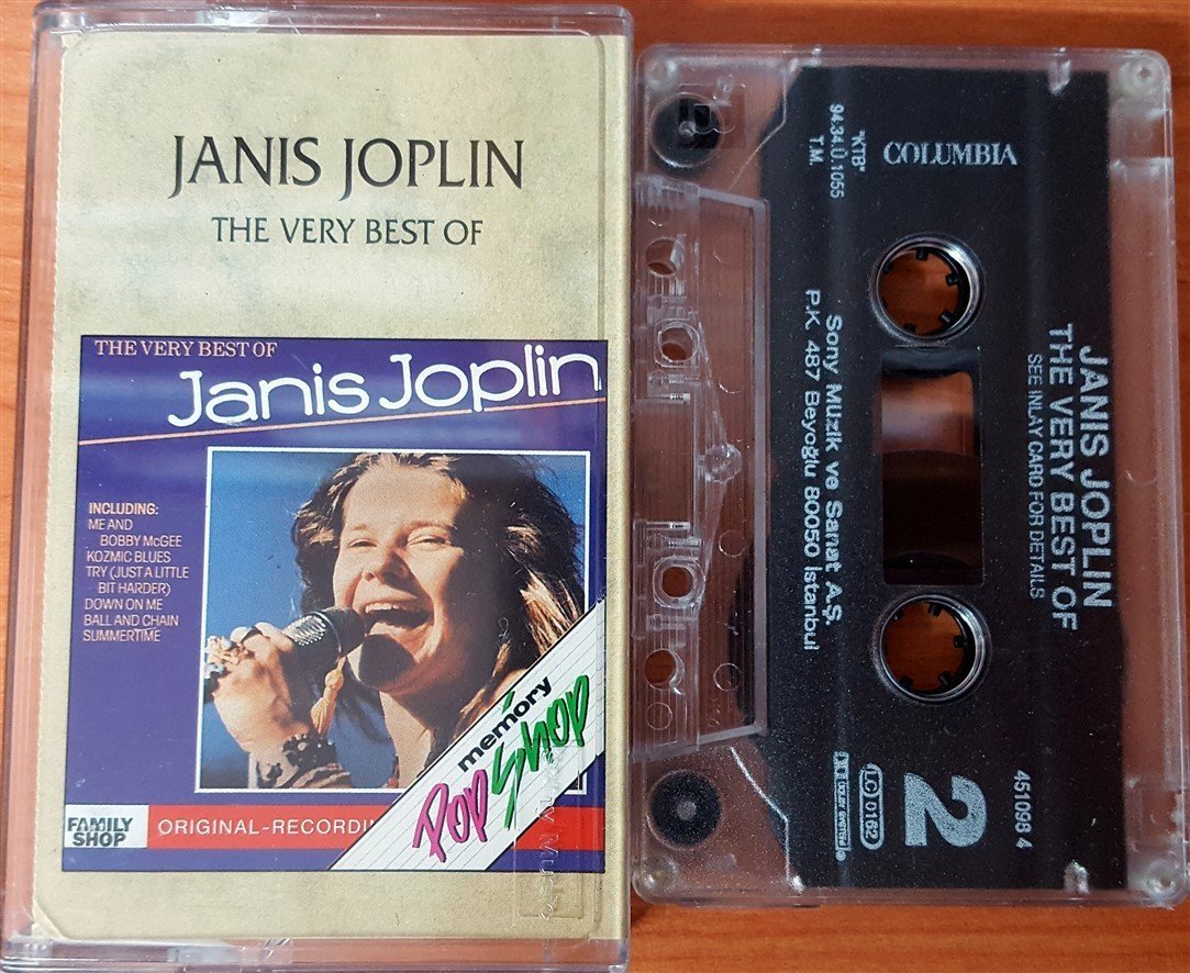 JANIS JOPLIN - THE VERY BEST OF (1994) SONY CASSETTE MADE IN TURKEY ''USED''
