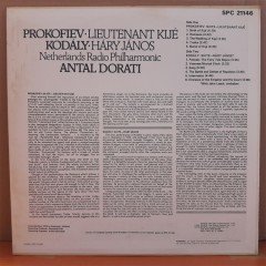 PROKOFIEV: LIEUTENANT KIJÉ, KODALY: HÁRY JÁNOS, NEDERLANDS RADIO PHILHARMONIC, ANTAL DORATI (1976) - PLAK 2.EL
