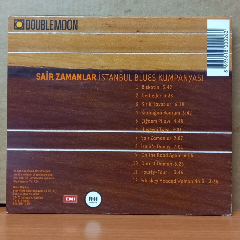 İSTANBUL BLUES KUMPANYASI - SAİR ZAMANLAR (1999) - CD 2.EL
