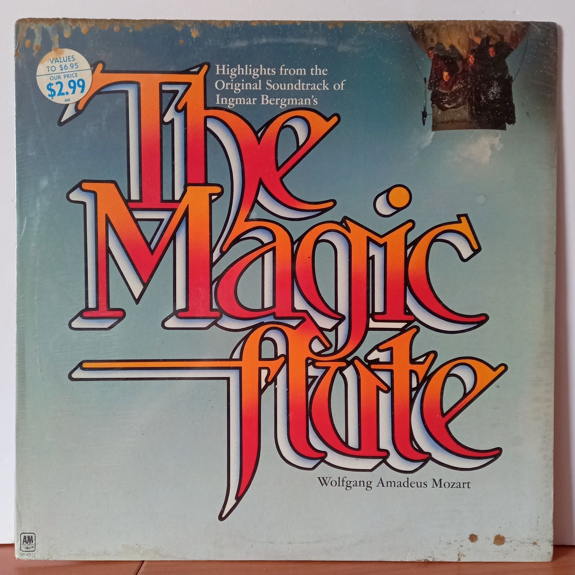 INGMAR BERGMAN, SVERIGES RADIOS SYMFONIORKESTER – HIGHLIGHTS FROM THE ORIGINAL SOUNDTRACK OF INGMAR BERGMAN'S ''THE MAGIC FLUTE'' [WOLFGANG AMADEUS MOZART] (1976) - LP  DÖNEM BASKI SIFIR PLAK
