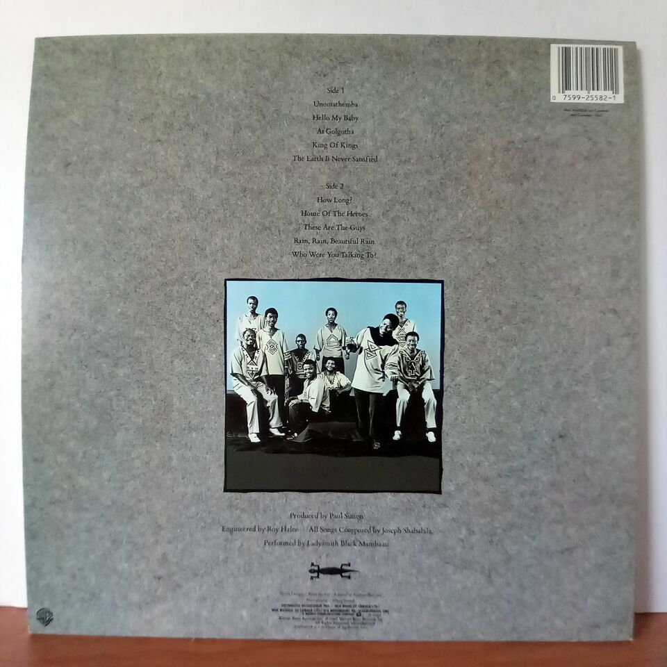 LADYSMITH BLACK MAMBAZO – SHAKA ZULU (1987) - LP 2.EL PLAK