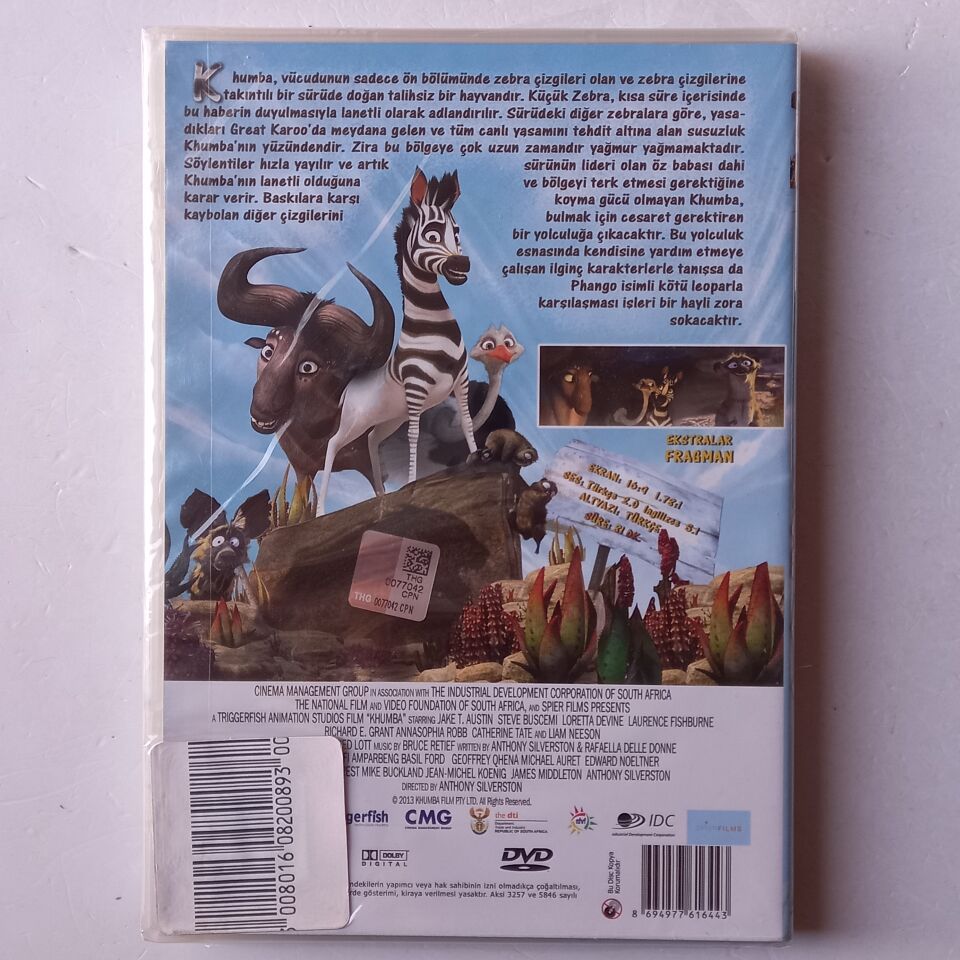CESUR ZEBRA KHUMBA - DVD AMBALAJINDA SIFIR