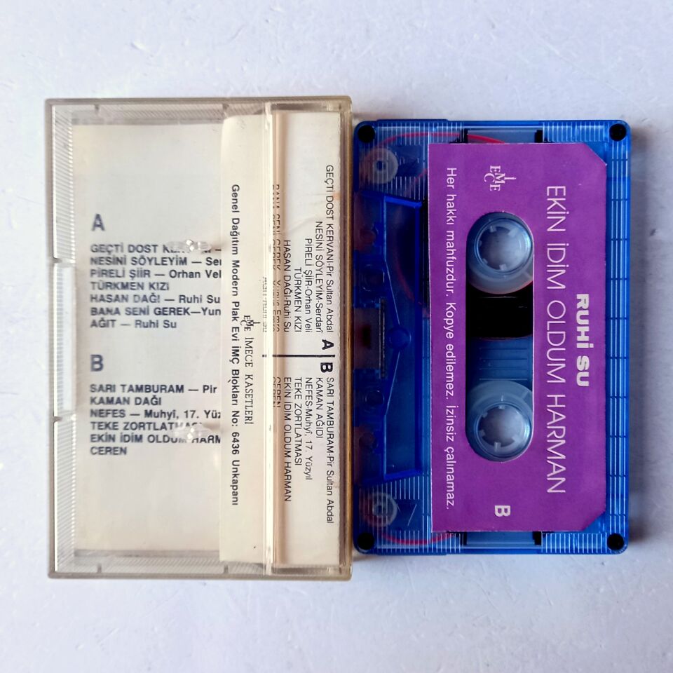 RUHİ SU – EKİN İDİM OLDUM HARMAN (1987) - KASET 2.EL