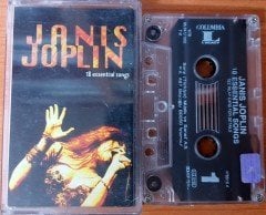 JANIS JOPLIN - 18 ESSENTIAL SONGS (1995) SONY CASSETTE MADE IN TURKEY ''USED''