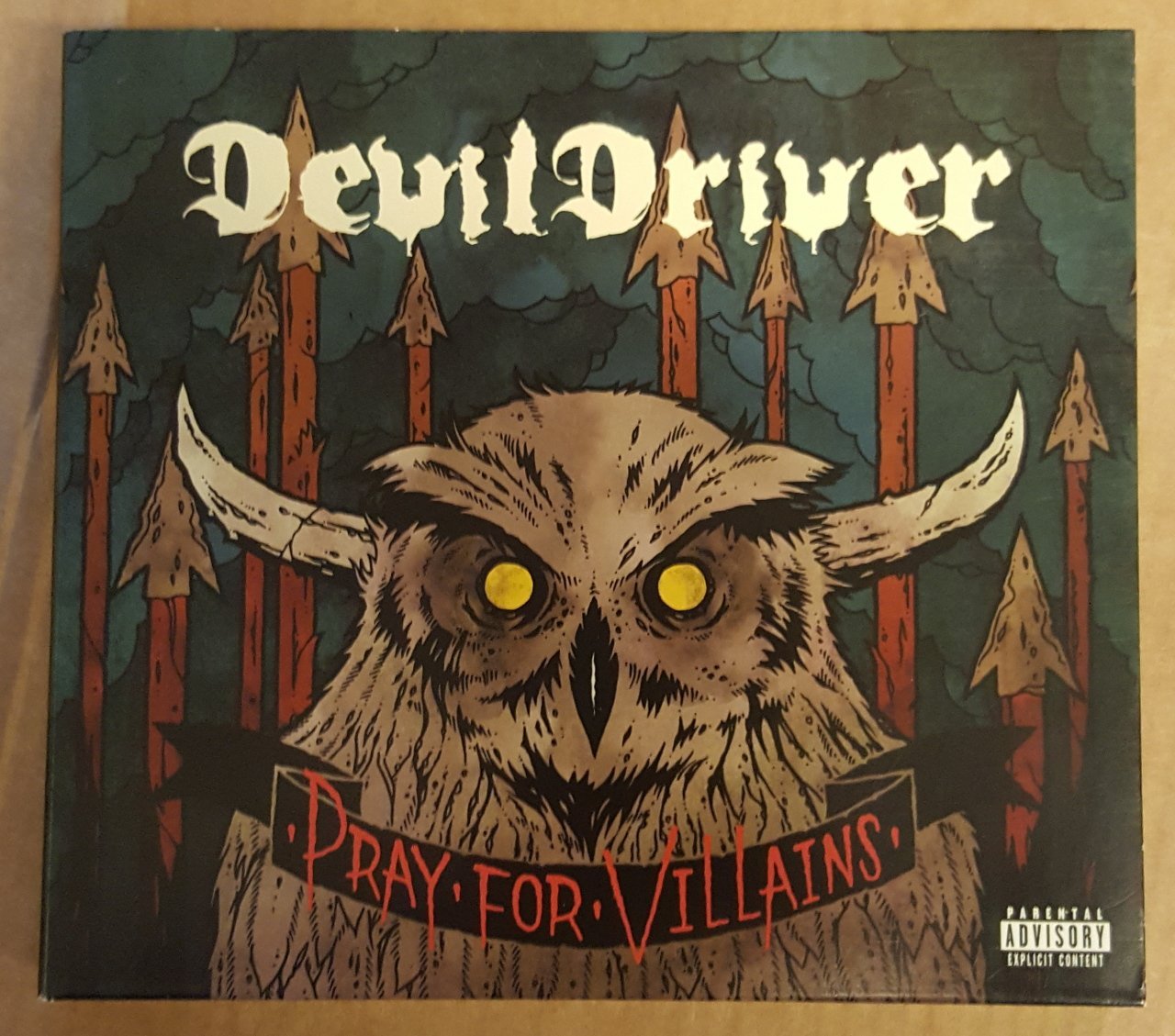DEVILDRIVER PRAY FOR VILLAINS (2009) CD+DVD MELODIC DEATH DIGIPACK 2.EL
