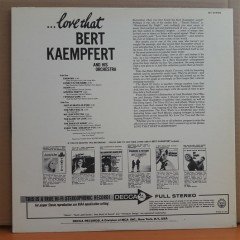 BERT KAEMPFERT - ... LOVE THAT - LP 2.EL PLAK