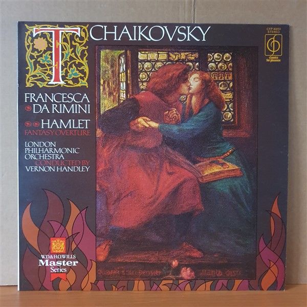 TCHAIKOVSKY: FRANCESCA DA RIMINI, HAMLET / LONDON PHILHARMONIC ORCHESTRA, VERNON HANDLEY - LP 2.EL PLAK