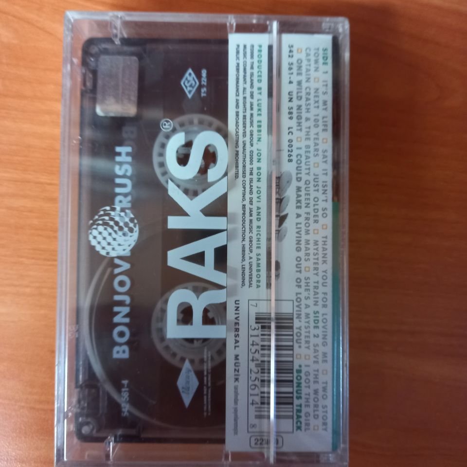 BON JOVI - CRUSH - KASET SIFIR