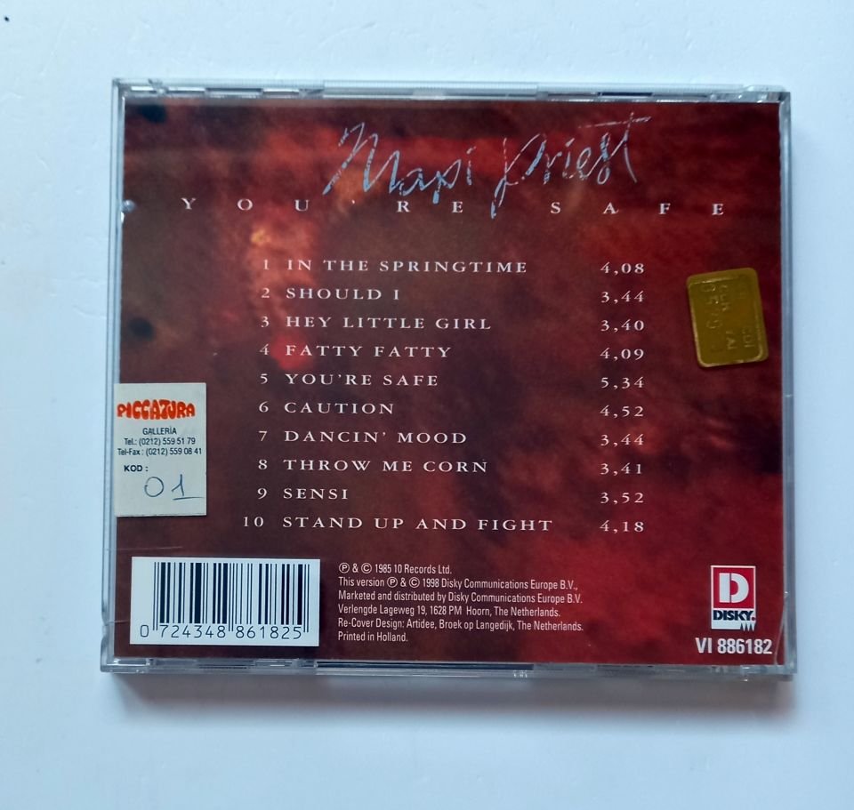 MAXI PRIEST AND CAUTION – YOU'RE SAFE (1998) - CD 2.EL