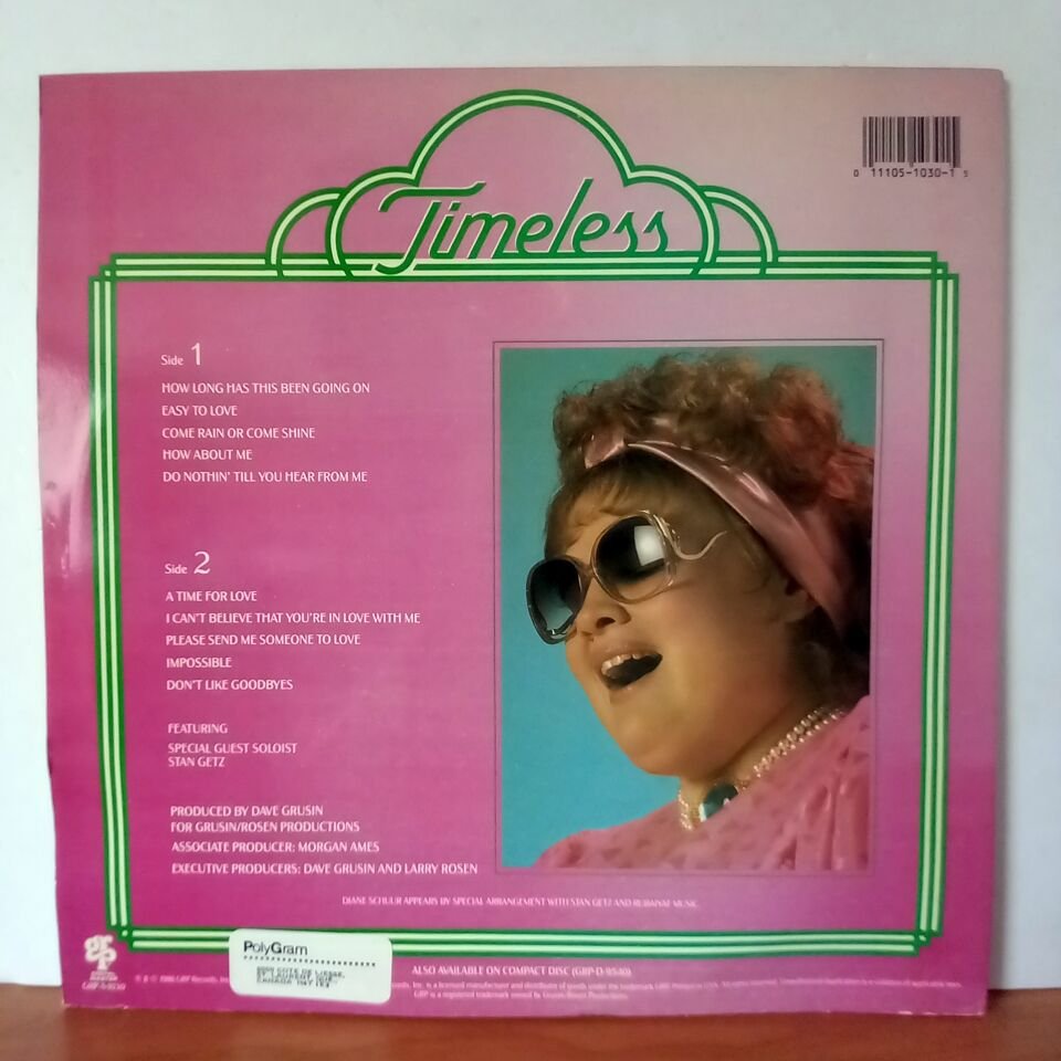 DIANE SCHUUR – TIMELESS (1986) - LP 2.EL PLAK