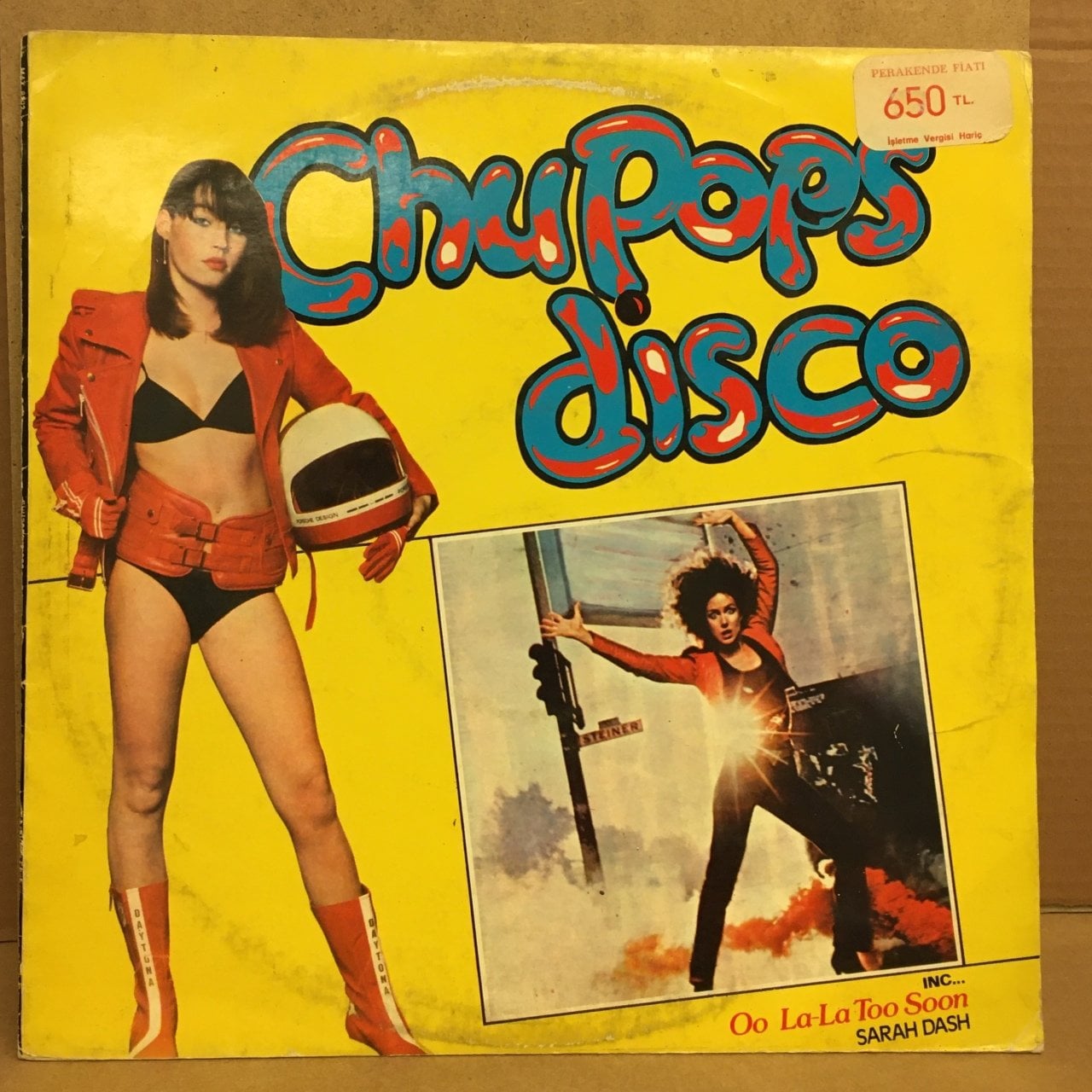 CHUPOPS DISCO 2.EL PLAK KARIŞIK GRACE JONES FREEZ BRASS CONSTRUCTION