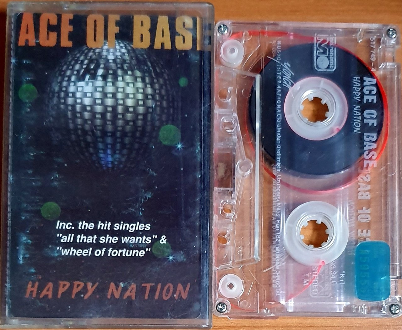 ACE OF BASE - HAPPY NATION - (1993) - KASET YONCA 2.EL