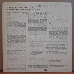 BEETHOVEN: SYMPHONY NO.7, VIENNA STATE OPERA ORCHESTRA, MICHAEL GIELEN (1966) - LP 2.EL PLAK
