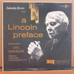 A LINCOLN PREFACE - CARL SANDBURG - LP 2.EL PLAK