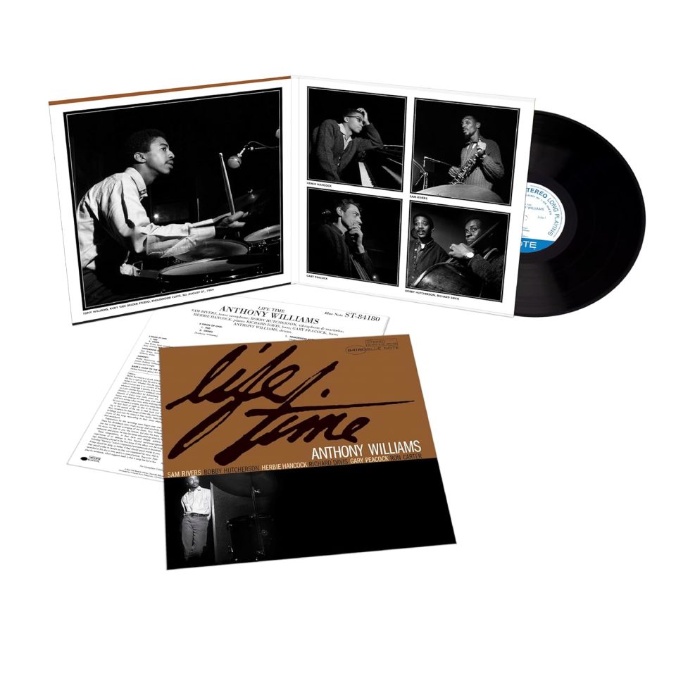 ANTHONY WILLIAMS - LIFE TIME (1964) feat HERBIE HANCOCK RON CARTER BOBBY HUTCHERSON SAM RIVERS GARY PEACOCK - LP BLUE NOTE TONE POET SERIES 180GR 2024 EDITION SIFIR PLAK