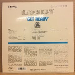 RARE EARTH - GET READY (1969) 2012 REISSUE 180 GR 2.EL PLAK