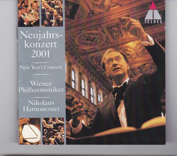 NEW YEAR'S CONCERT - 2001 WIENER PHILHARMONIKER / N. HARNONCOURT - 2CD 2.EL