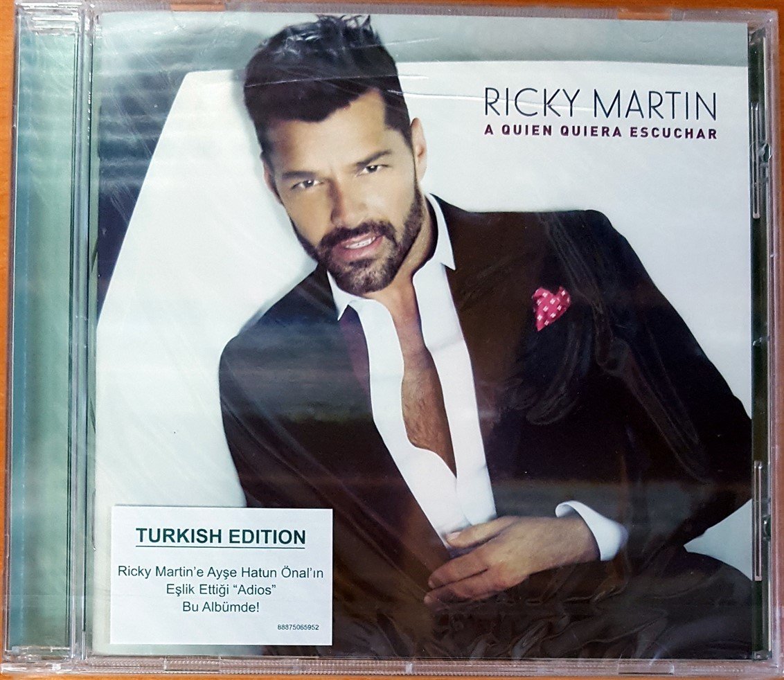 RICKY MARTIN - A QUIEN QUIERA ESCUCHAR CD SIFIR