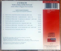 BACH - TOCCATA AND FUGUE AND OTHER FAVOURITES / NOEL RAWSTHORNE (1980) CD 2.EL
