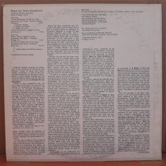 MUSIC FOR TENOR SAXOPHONE, FREDERICK HEMKE (1971) - PLAK 2.EL