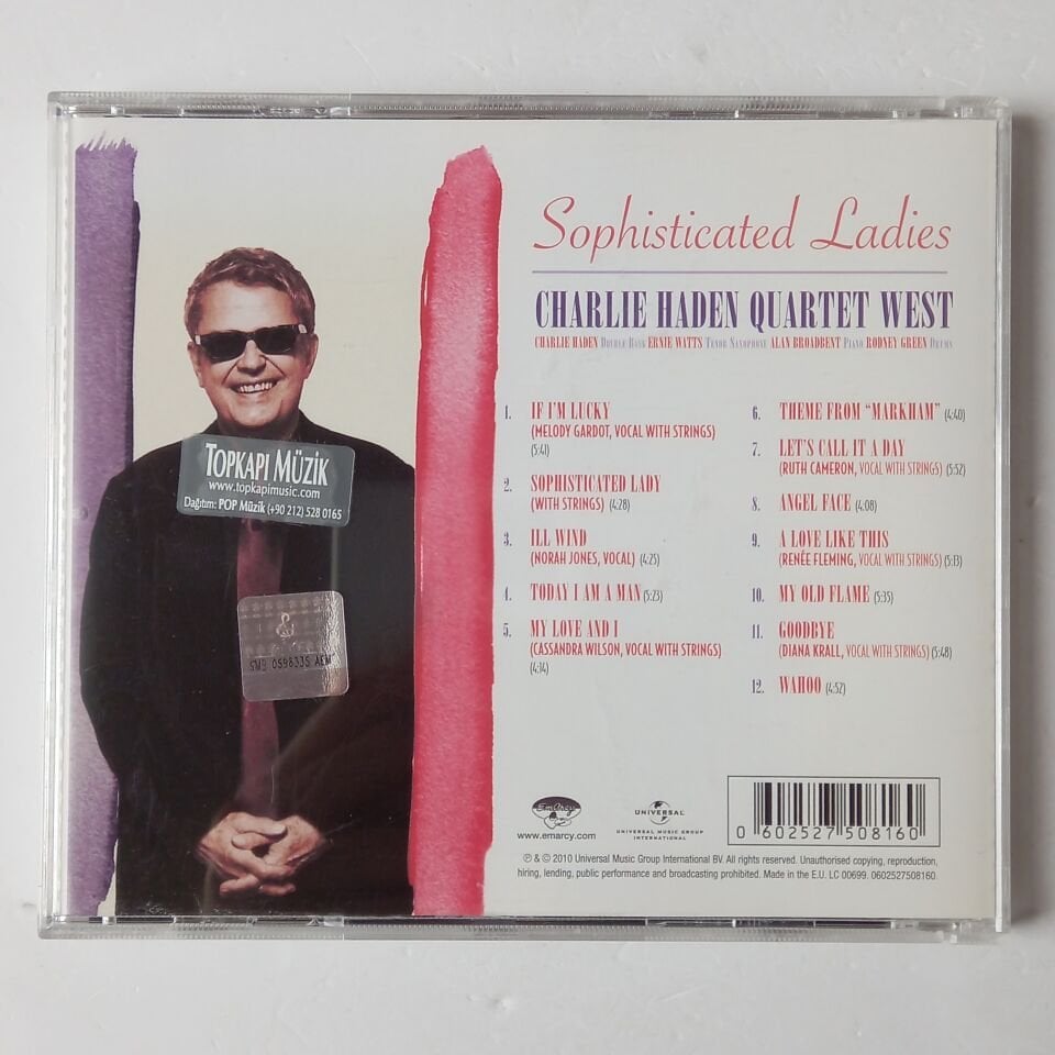 CHARLIE HADEN QUARTET WEST FEATURING CASSANDRA WILSON, DIANA KRALL, MELODY GARDOT, NORAH JONES, RENÉE FLEMING, RUTH CAMERON – SOPHISTICATED LADIES (2010) - CD 2.EL