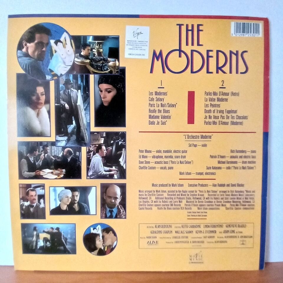 THE MODERNS ORIGINAL MOTION PICTURE SOUNDTRACK / MARK ISHAM (1988) - LP 2.EL PLAK