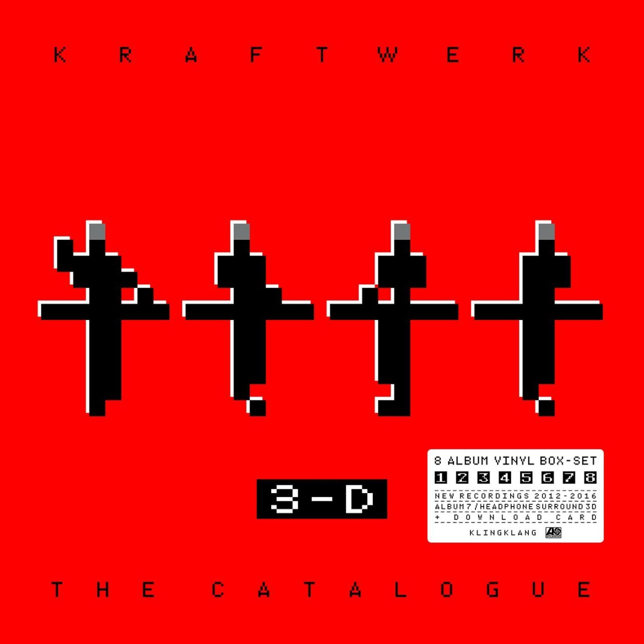 KRAFTWERK - 3D CATALOGUE - 8LP BOX SIFIR PLAK
