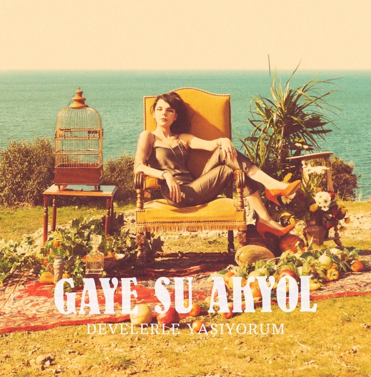 GAYE SU AKYOL - DEVELERLE YAŞIYORUM (2014) LP SIFIR GİBİ