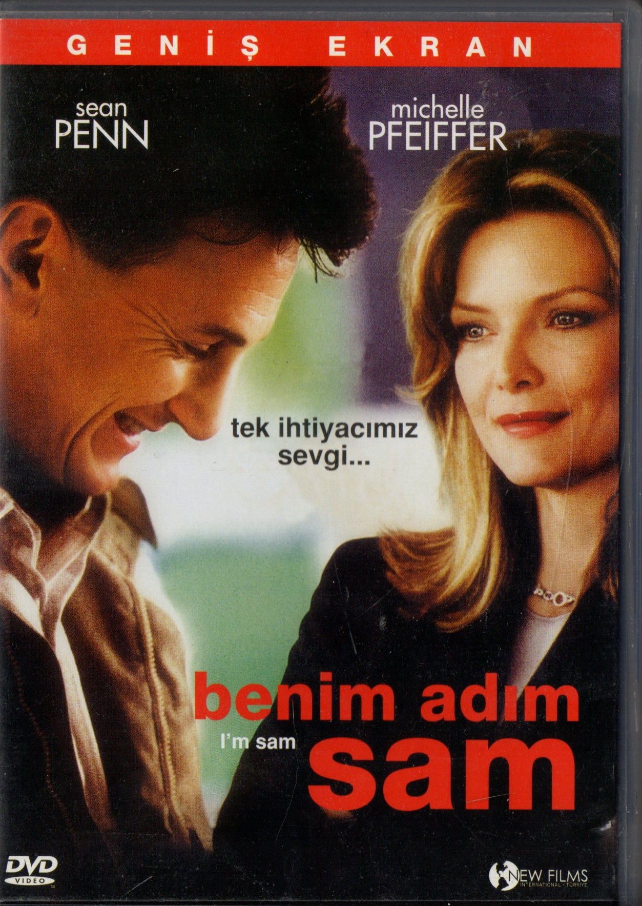 I'M SAM - BENİM ADIM SAM - SEAN PENN, MICHELLE PFEIFFER - DVD 2.EL