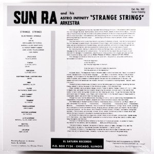 SUN RA AND HIS ASTRO INFINITY ARKESTRA – STRANGE STRINGS (1967) - LP SIFIR PLAK