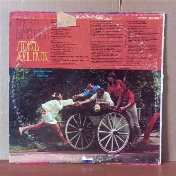 THE 5TH DIMENSION – STONED SOUL PICNIC (1968) - LP 2.EL PLAK