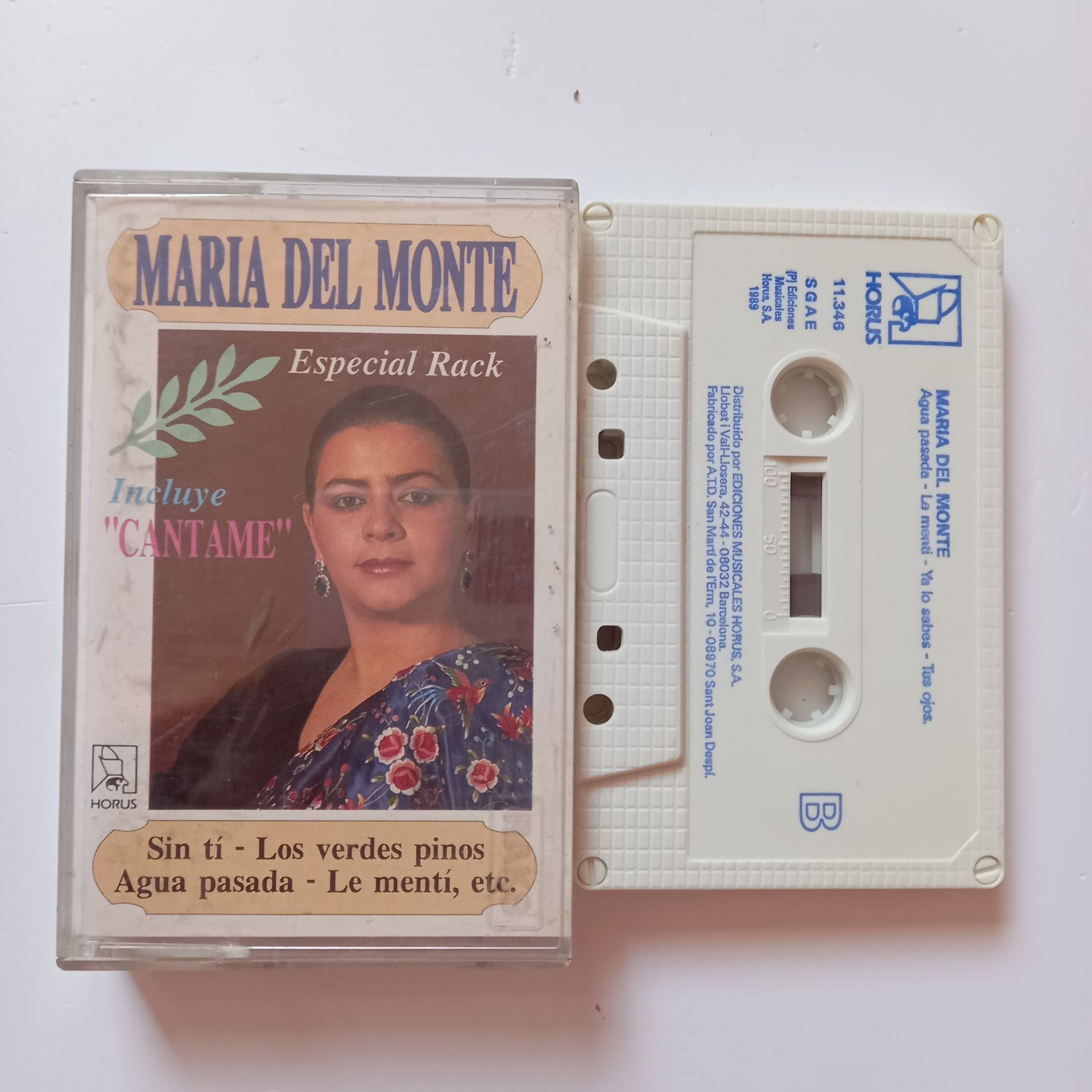 MARIA DEL MONTE - ESPECIAL RACK / INCLUYE ''CANTAME'' (1989) - KASET 2.EL