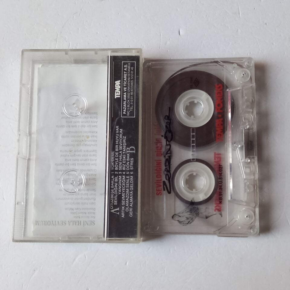 ZERRİN ÖZER - SEVİLDİĞİNİ BİL (1991) - KASET 2.EL