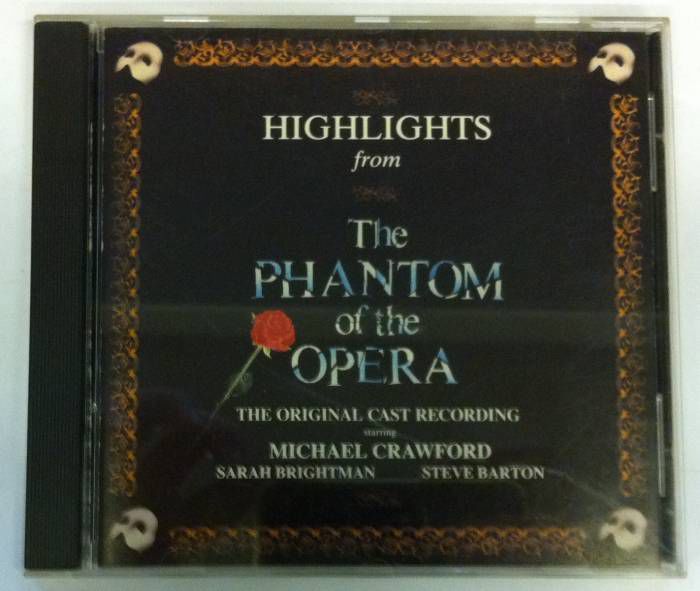 PHANTOM OF THE OPERA HIGHLIGHTS  CD 2.EL