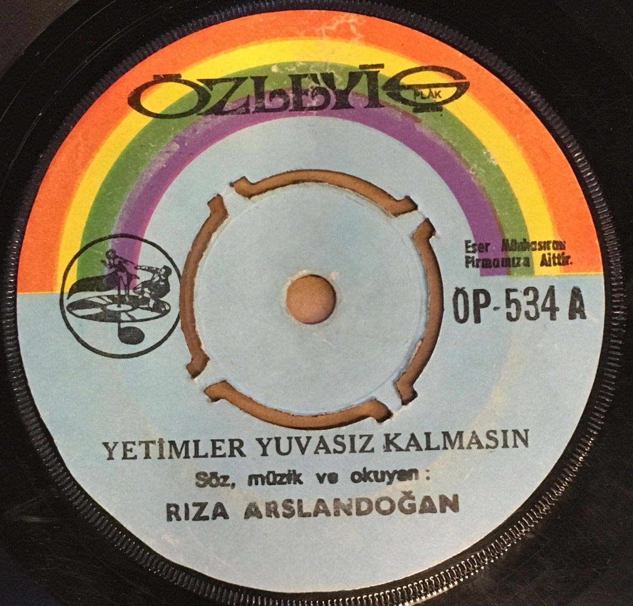 RIZA ARSLANDOĞAN - YETİMLER YUVASIZ KALMASIN / TAZE KARLAR YAĞMIŞ 7'' 45 DEVİR
