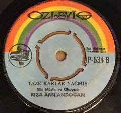 RIZA ARSLANDOĞAN - YETİMLER YUVASIZ KALMASIN / TAZE KARLAR YAĞMIŞ 7'' 45 DEVİR