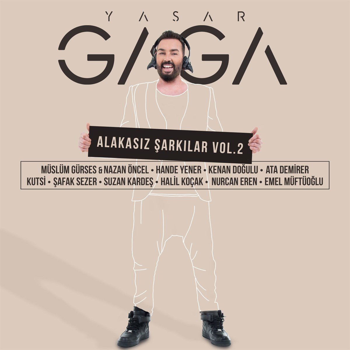 YAŞAR GAGA - ALAKASIZ ŞARKILAR VOL.2 (2019) POLL PRODUCTION CD SIFIR