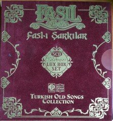 FASIL / FASL-I ŞARKILAR / BEGÜM BAL, BEKİR ÜNLÜATAER, MİNE GEÇİLİ, SAVAŞ ÖZKÖK, TARKAN ÖNGEN (2008) KOLEKSİYON LUX BOX SET / AJS MÜZİK 5CD 2.EL