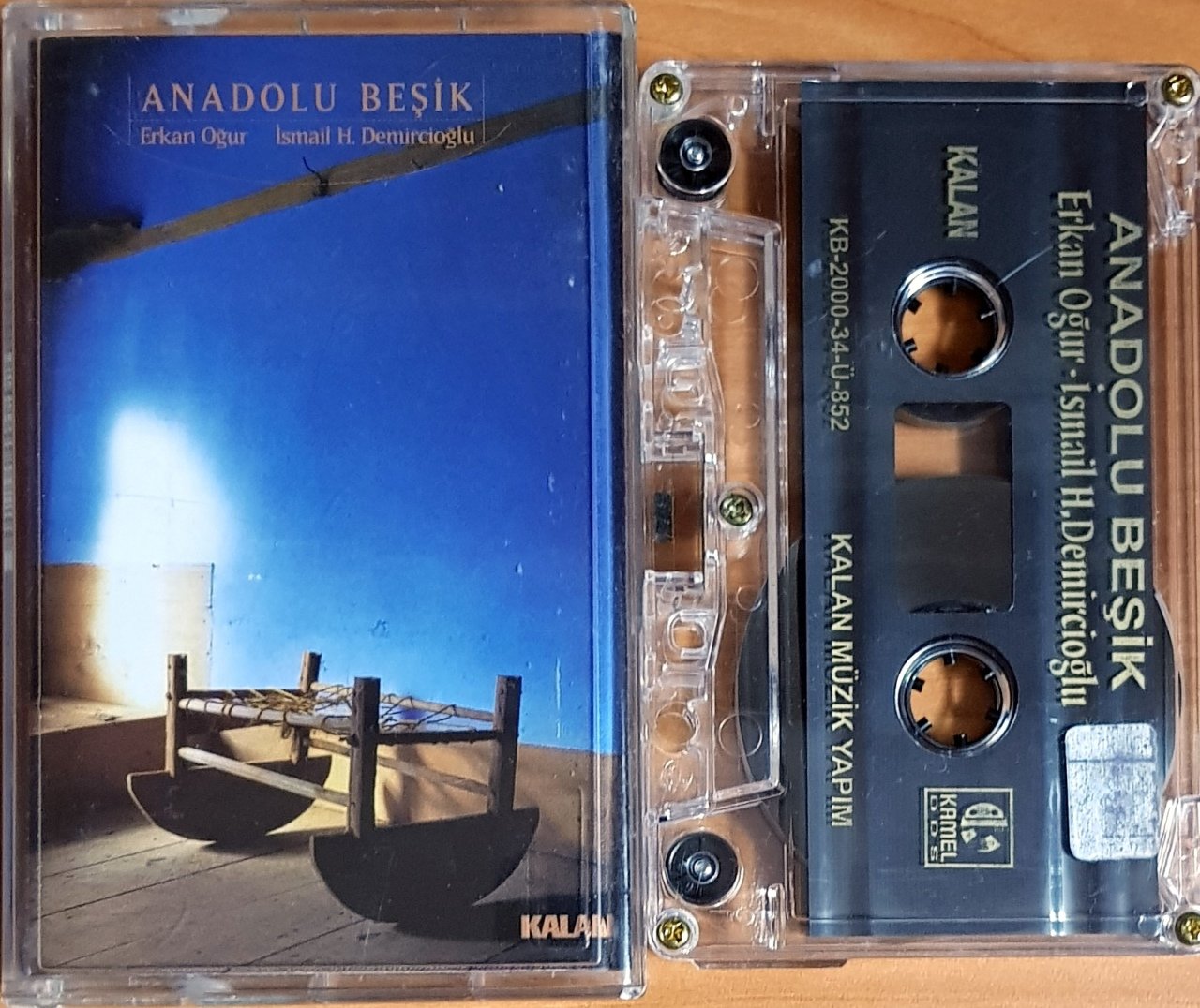 ANADOLU BEŞİK / ERKAN OĞUR, İSMAİL H. DEMİRCİOĞLU (2000) KALAN MÜZİK KASET 2.EL