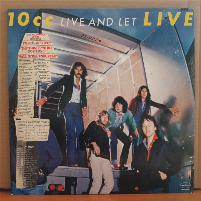 10CC - LIVE AND LET LIVE (1977) - 2LP 2.EL PLAK