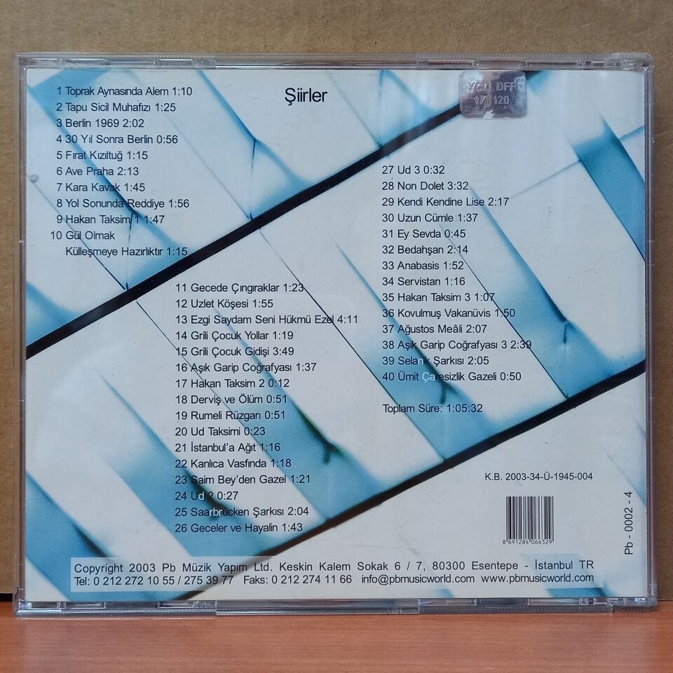 HUSREVHATEMI - KARAKAVAK (2003) - CD 2.EL
