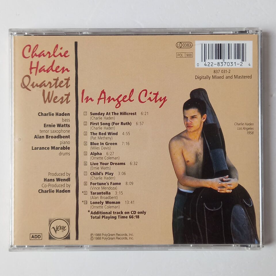 CHARLIE HADEN QUARTET WEST – IN ANGEL CITY (1988) - CD 2.EL