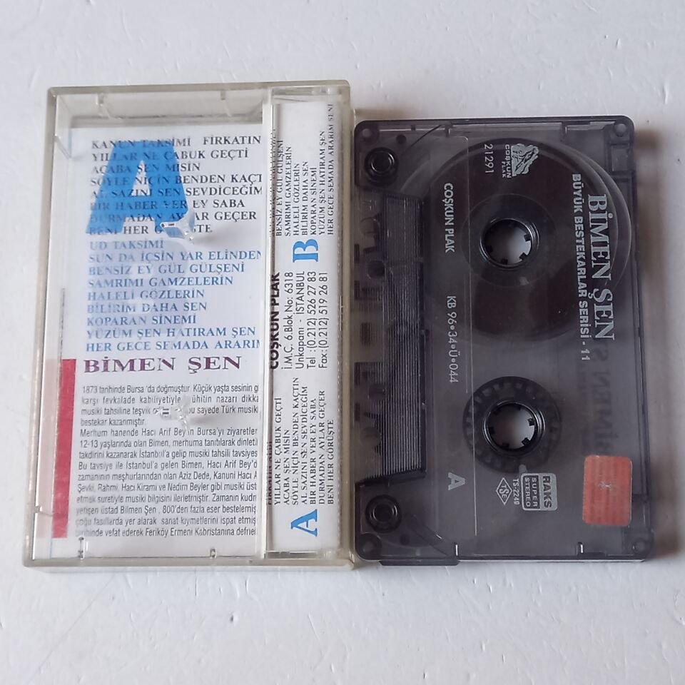 BİMEN ŞEN - BÜYÜK BESTEKARLAR SERİSİ 11 / FASIL (1996) - KASET 2.EL