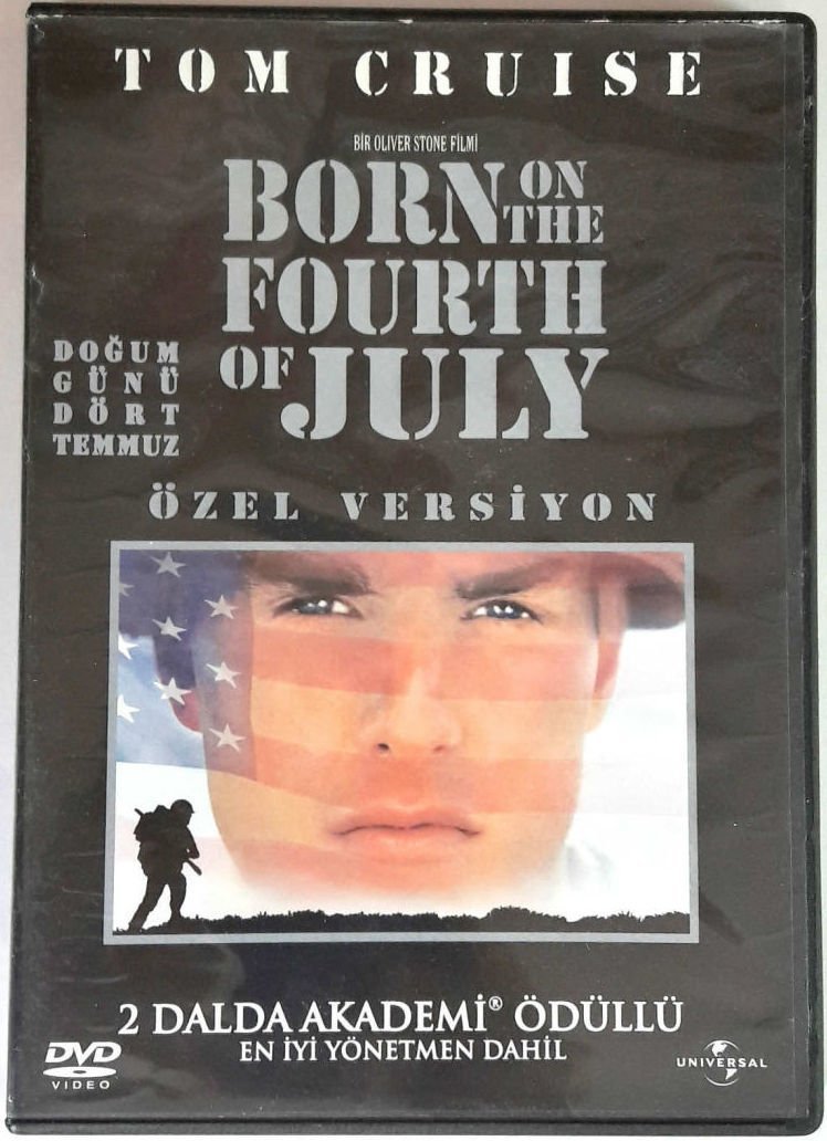 BORN ON THE FOURTH OF JULY - DOĞUM GÜNÜ DÖRT TEMMUZ - TOM CRUISE - OLIVER STONE - DVD 2.EL