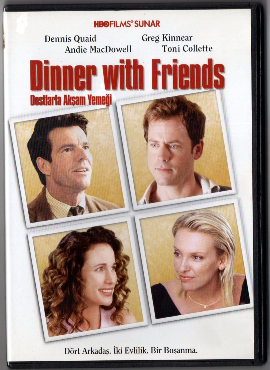 DINNER WITH FRIENDS - DOSTLARLA AKŞAM YEMEĞİ - DENNIS QUAID - ANDIE MacDOWELL - DVD 2.EL