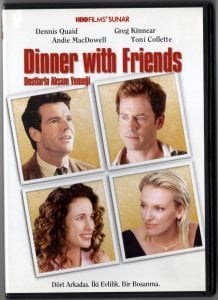 DINNER WITH FRIENDS - DOSTLARLA AKŞAM YEMEĞİ - DENNIS QUAID - ANDIE MacDOWELL - DVD 2.EL